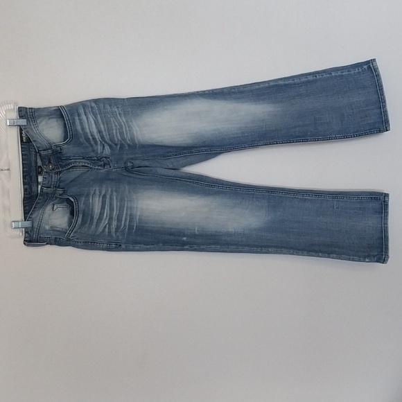 Buffalo David Bitton Blue Wash Straight Stretch Jeans 5-pocket 30x30 - Picture 1 of 10